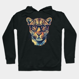 Leopard Smarty-Pants: The Hipster Predator Tee Hoodie